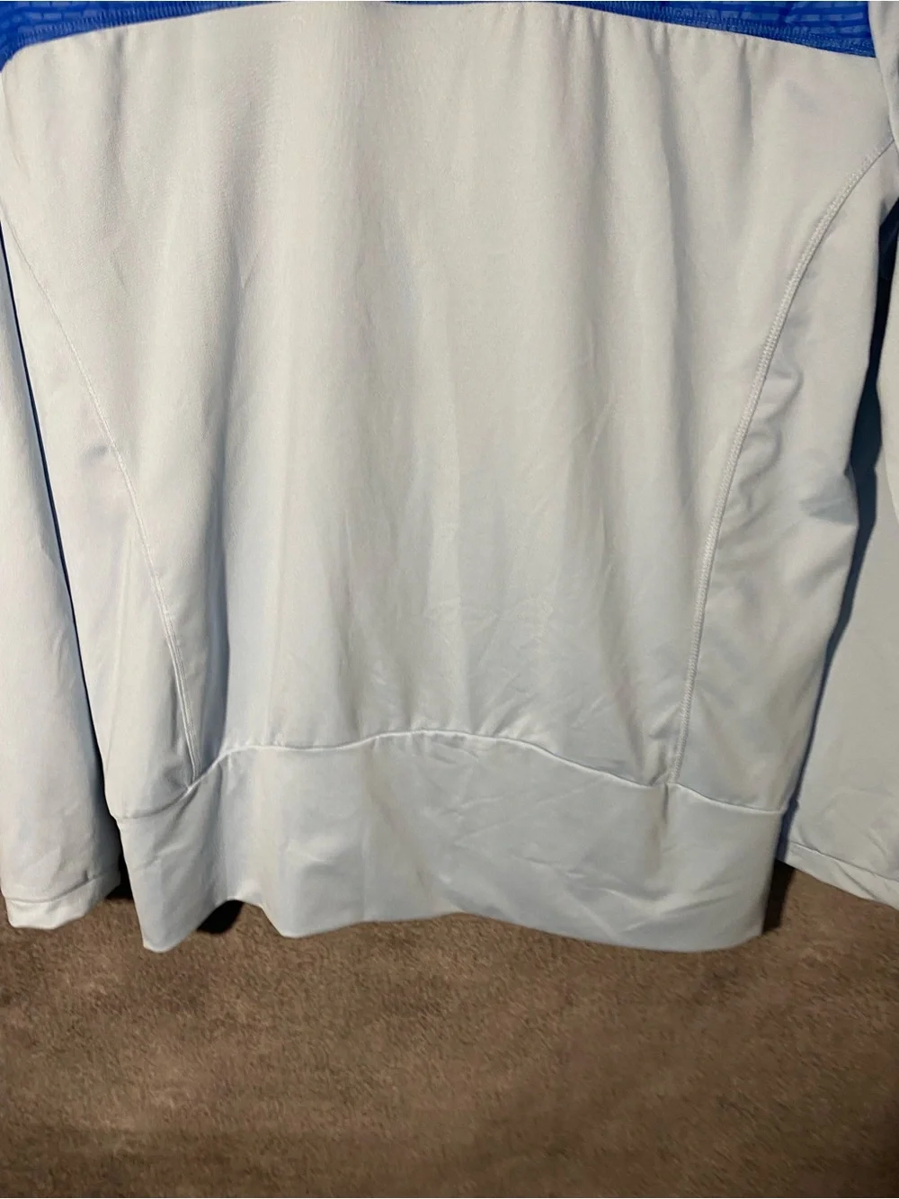 Adidas Womens M Full Zip Golf Jacket Blue Light Blue Wenatchee Golf & CC